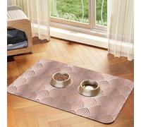 Phoques Mignons et drôles,Tapis d'alimentation imperméable pour Animaux de Compagnie, Sets de Table pour Chats et Chiens pour la Nourriture et l'eau, Tapis de Nourriture en Cuir PU,40x60cm