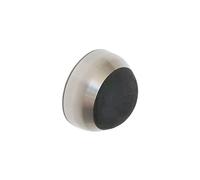 PHOS Design TSW30-11 Butée de porte murale en acier inoxydable, à coller ou à visser, tampon en caoutchouc, protection murale pour poignée de fenêtre, entretoise de porte, butée de porte sans perçage