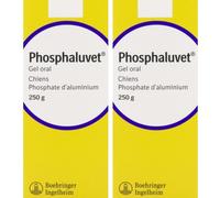 Phosphaluvet, Pansement gastrique pour chien, coffret Gel(S) 2x250 g