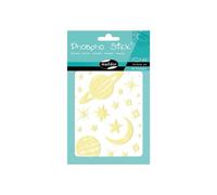 Phospho' Stick, Sach 2 pl 10,5x16cm, Planètes - Jaune fluo