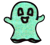 phosphorescent en Happy Ghost Écusson brodé Iron on Sew on Patch