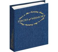 Photo Album,10 x 15 cm,100 Pockets,Mini Small Empty Photo Album,Traditional Photo Album for Vertical Photos,Linen Fabric Album for Wedding,Baby Family,Travel,Dark Blue