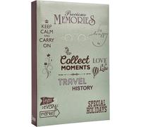Photo album for 300 4x6 photos with memo space next to each photo and slip on pages