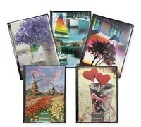 photo Albumini Photographiques à pochettes 10 x 15 cm avec couverture souple personnalisable - 40 clichés pour cadre (lot de 5 albums au total 200 photos)