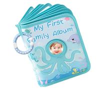 Photo Book For, Photo Album, First Soft Cloth Family Photo Book, Soft Cloth Octopus-Themed Holds 4X6Inch Photos Album For Kids Girl Grandparents Parents Boy Home