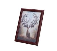 Photo Cadre Photo Affichage Photo Cadre Photo Bois avec Support Cadre Photo de Table for Bureau Décor Simple Cadre d'affichage de Table (Color : A, Size : 8 inc (Color : Onecolor, Size : 8 inch)