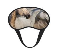 Photo de cheval sauvage,Masques de sommeil occultants, cache-yeux couvrants, masques de sommeil anti-lumière