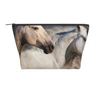 Photo de Cheval Sauvage, Trousse de Toilette Trousse de Maquillage Sac à cosmétiques Trousse de Toilette de Voyage Portable