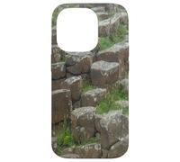 Photo de colonnes de pierre de basalte de la côte d'Irlande du Nord Coque pour iPhone 14 Pro