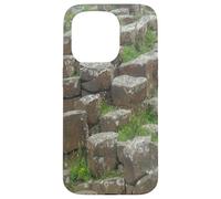 Photo de colonnes de pierre de basalte de la côte d'Irlande du Nord Coque pour iPhone 15 Pro