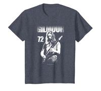 Photo de David Gilmour 1972 T-Shirt, Enfant, Bleu Chiné, 8 Ans