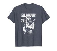 Photo de David Gilmour 1972 T-Shirt, Homme, Bleu Chiné, 4XL