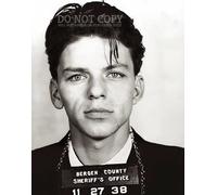 Photo de Frank Sinatra Mugshot 20,3 x 25,4 cm - Magnifique tasse portrait de 1938 - Busted In Bergen County - Photo rare - Poster d'art
