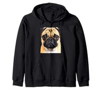 Photo de Gros Plan Visage de Carlin Sweat à Capuche