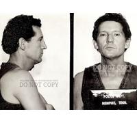 Photo de Jerry Lee Lewis Mugshot 28 x 40,6 cm - Magnifique tasse portrait de 1976 - The Killer Busted In Memphis - Photo rare - Affiche d'art