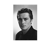 Photo de l'acteur Alain Delon Art 29 sur toile pour décoration de chambre à coucher, paysage, bureau, décoration sans cadre, 30 x 45 cm