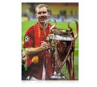 Photo de Manchester United signée par Paul Scholes : trophée