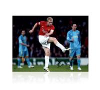 Photo de Manchester United signée par Paul Scholes : volée