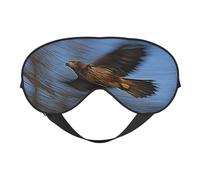 Photo de The Red Kite Bird Masque doux pour les yeux pour dormir - Idéal pour les femmes hommes et les voyages, confortable et réglable, parfait pour une utilisation en intérieur/extérieur