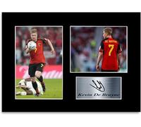 Photo dédicacée de Kevin de Bruyne Belgique - Format A4