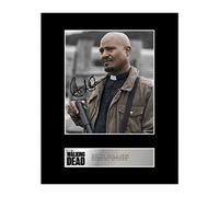 Photo dédicacée de Seth Gilliam, Gabriel Stokes The Walking Dead #1