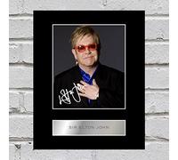 Photo dédicacée de Sir Elton John