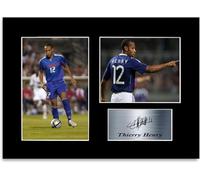 Photo dédicacée de Thierry Henry France Football Player Poster Format A4