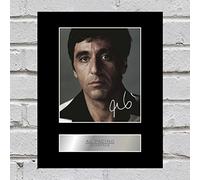 Photo dédicacée encadrée d’Al Pacino dans Scarface
