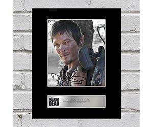Photo dédicacée encadrée de Norman Reedus, alias Daryl Dixon, dans «The Walking Dead 2»