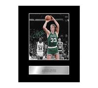 Photo dédicacée par Larry Bird, joueur de basketball - Boston Celtics - NBA - Cadeau