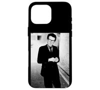 Photo d'Elvis Costello regardant l'ère des détectives 1977 Coque pour iPhone 16 Pro Max