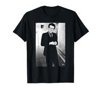 Photo d'Elvis Costello regardant l'ère des détectives 1977 T-Shirt