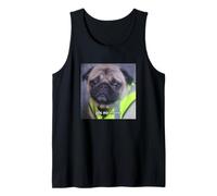 Photo floue de Chien Carlin drôle « Please No More » Débardeur