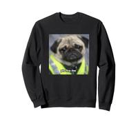 Photo floue de Chien Carlin Humoristique « Please Fire Me » Sweatshirt