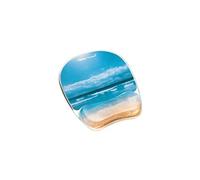 Photo Gel - Tapis de souris avec repose-poignets - multicolore, plage sablonneuse