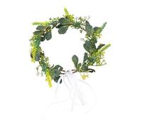 Photo Guirlande Fleur Fille Coiffes for Mariage Coiffes de Mariée for Mariage 1pc Fleur Cheveux Guirlande Florale Casque for Femmes Floral Cheveux Guirlande for Filles Floral Guirlande Halo Perruque(Y