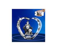 Photo holographique 3D gravée à l'intérieur en cristal - Cadeau de Noël, d'anniversaire de mariage, cadeau photo personnalisé pour femme, épouse, elle, lui, homme, mari
