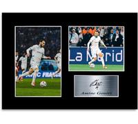 Photo imprimée A4 Amine Gouiri joueur de football 2024-2025 avec autographe - Cadeau pour les fans de Marseille