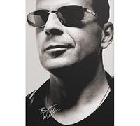 Photo imprimée signée de Bruce Willis - 30,5 x 20,3 cm (A4)