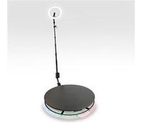 Photo Maton 360° Rotatif Photobooth ⌀100cm Jusqu'à 5 Personnes Noir G