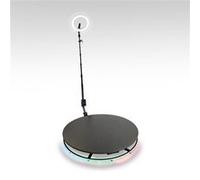 Photo Maton 360° Rotatif Photobooth ⌀115cm Jusqu'à 6 Pers Noir