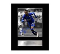 Photo montée et signée de Riyad Mahrez de Leicester City FC
