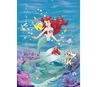 Photo Murale, 184cm x 254cm, Disney Ariel Singing