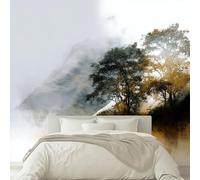 Photo Murale Enfant Panoramique Paysage de la région des lacs en Angleterre - 200 x 140 cm Papier Peint Intissé Personnalisé Papier Peint pour Adulte Adolescent Restaurant Décoration Murale, Effet 3D