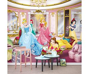 Photo Murale sur Papier, 368cm x 254cm, Disney Princess Miroir