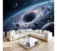Photo Murale Univers Galaxie 3D Papier Peint Panoramique Espace Planètes Tapisserie Intissé Salon Poster Décoration Murale pour Chambre Bureau Adulte Enfant 430x300 cm