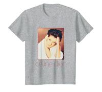 Photo Officielle Celine Dion Square T-Shirt, Enfant, Gris Chiné, 6 Ans