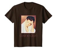 Photo Officielle Celine Dion Square T-Shirt, Enfant, Marron, 10 Ans