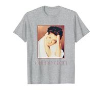 Photo Officielle Celine Dion Square T-Shirt, Homme, Gris Chiné, 3XL