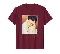 Photo Officielle Celine Dion Square T-Shirt, Homme, Marron, XL